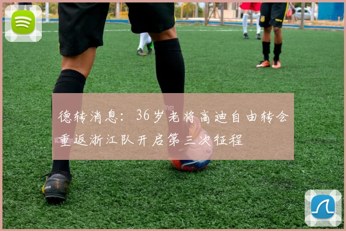 德转消息：36岁老将高迪自由转会重返浙江队开启第三次征程